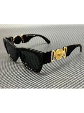 New Black Men Black Sunglasses 52-19-140